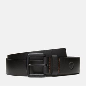 Cinto Timberland Hombre Logo Buckle 38mm Negro