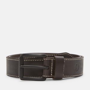 Cinto Timberland Hombre Edge Stich 38mm Marron Oscuro