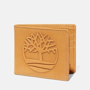 Billetera Timberland Hombre Tree Logo Naranja