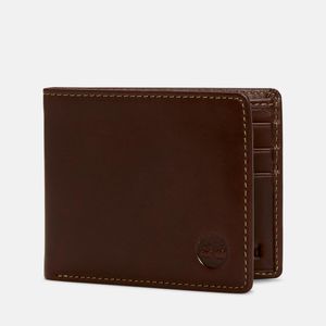 Billetera Timberland Hombre Waxed Leather Marron