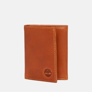Billetera Timberland Hombre Trifold Waxy Naranja