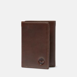 Billetera Timberland Hombre Trifold Waxy Marron