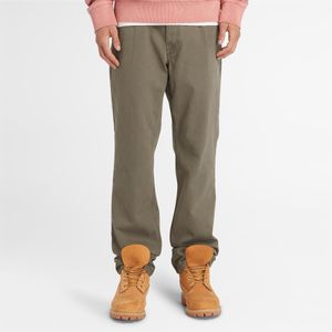 Pantalon Timberland Hombre Washed Heavy Gris