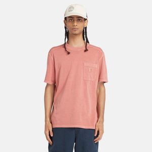 Remera Timberland Hombre Chest Pocket Rosa