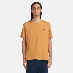 Remera Timberland Hombre Chest Logo Naranja
