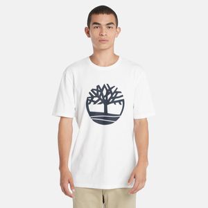 Remera Timberland Hombre Tree Logo Blanco