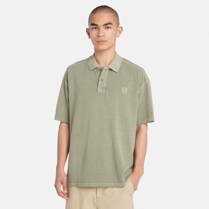 Polo Timberland Hombre Garment Dye Verde