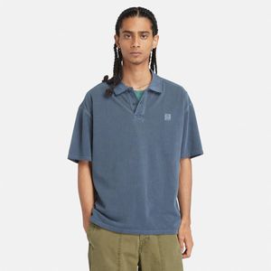 Polo Timberland Hombre Garment Dye Azul