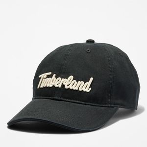 Kepi Timberland Hombre Logo Bordado Negro