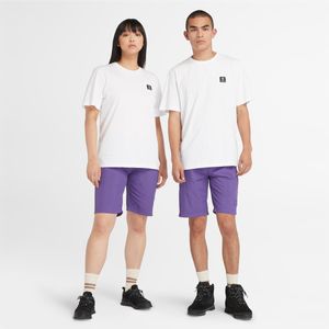 Remera Timberland Unisex Woven Badge Blanco