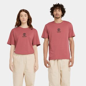 Remera Timberland Unisex Small Logo Print Rosa