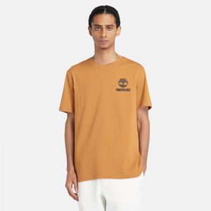 Remera Timberland Hombre Back Logo Graphic Naranja
