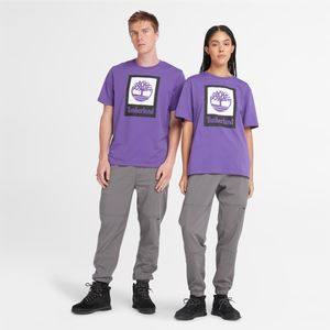 Remera Timberland Hombre Colored Purpura