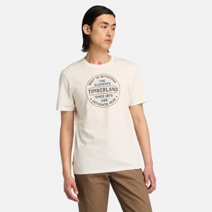 Remera Timberland Hombre Circle Graphic Blanco