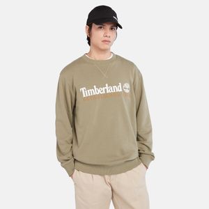 Suéter Timberland Hombre Embroidery Logo Verde