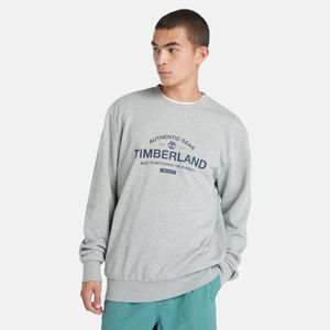 Sudadera Timberland Hombre Workwear Label Loopback Gris
