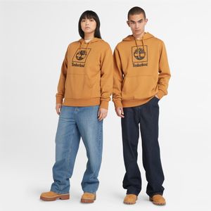 Sudadera Timberland Unisex Stack Logo Naranja