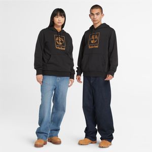 Sudadera Timberland Unisex Stack Logo Negro