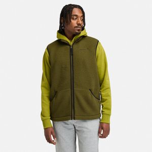 Chaleco Timberland Hombre High Pile Fleece Verde Oscuro