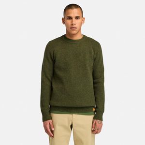 Suéter Timberland Hombre Phillips Brook Raglan Sleeve Verde Oscuro