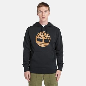 Sudadera Timberland Hombre Logo Tree Negro