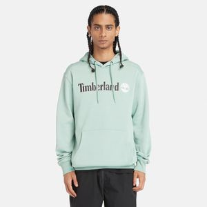 Sudadera Timberland Hombre Linear Logo Verde