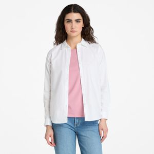 Camisa Timberland Mujer Oxford Blanco