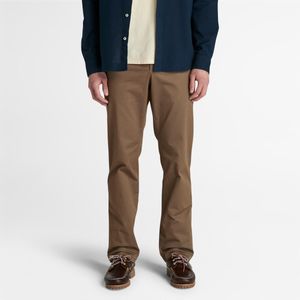 Pantalon Chino Timberland Hombre Straight Marron Claro
