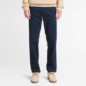 Pantalon Chino Timberland Hombre Straight Azul